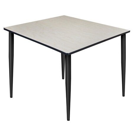 Regency Kahlo Square & Round Tables, 48 W, 48 L, 29 H, Wood, Metal Top, Maple TPL4848PLBK